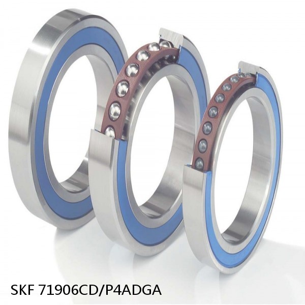71906CD/P4ADGA SKF Super Precision,Super Precision Bearings,Super Precision Angular Contact,71900 Series,15 Degree Contact Angle #1 small image