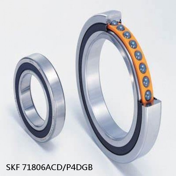 71806ACD/P4DGB SKF Super Precision,Super Precision Bearings,Super Precision Angular Contact,71800 Series,25 Degree Contact Angle #1 image