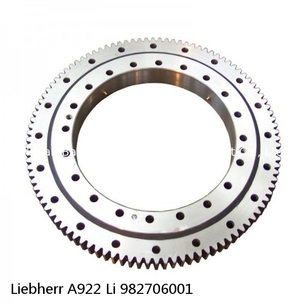 982706001 Liebherr A922 Li Slewing Ring #1 image